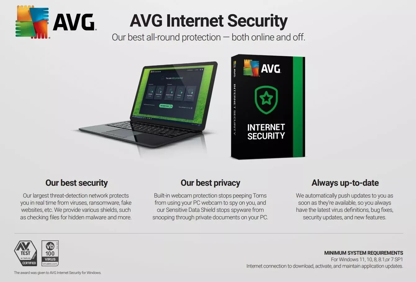AVG Ultimate Security 2024 Antivirus Protection 10 Device 2 Year Code by Email