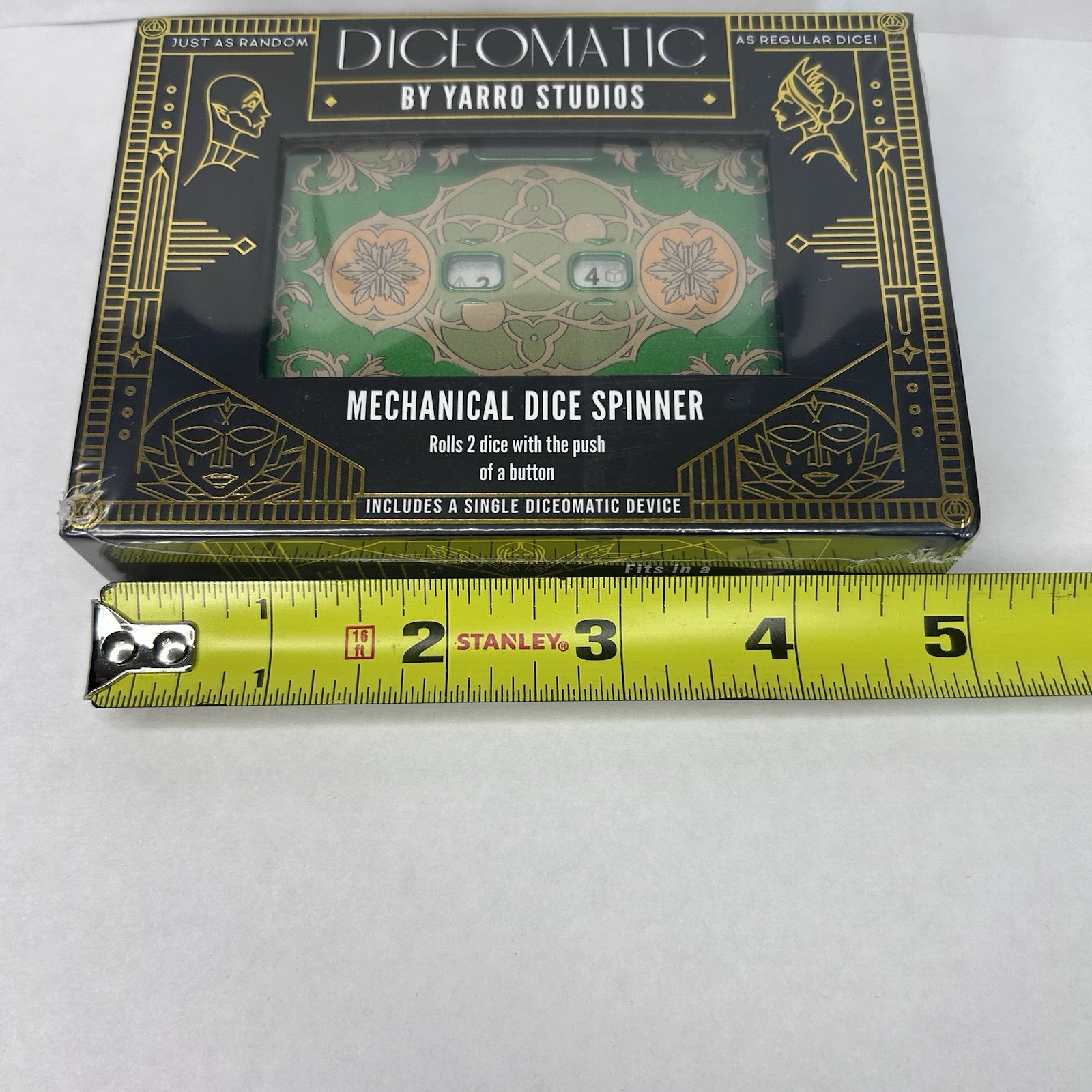 Diceomatic by Yarro Studios Suited Mechanical Dice Spinner Nature D4/D6 YDM1-N46