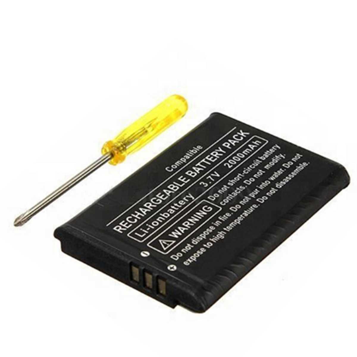 Batteria Nintendo 3DS e 2DS, 2000 mAh con cacciavite, compatibile CTR-003