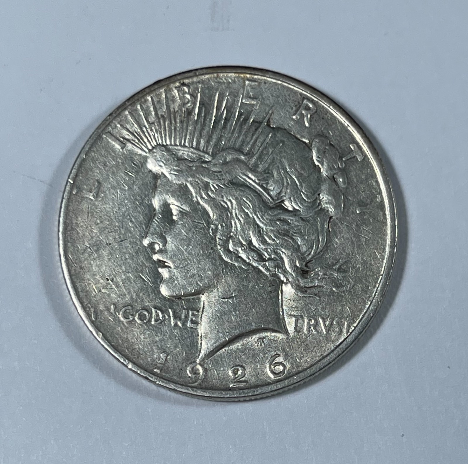 1926-D Peace dollar (#21957) XF-AU Lite cleaning