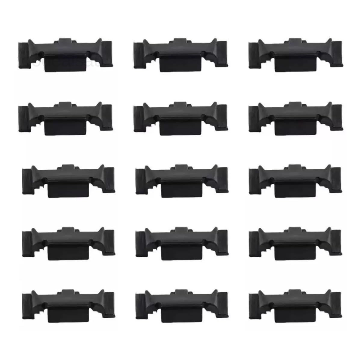 15Pcs Headlight Trim Ring Clips5 Fit for Mini 0.5 inches, BLACK