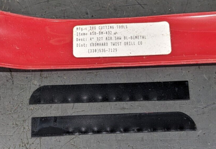 ICS 4" Air Saw Blade 32TPI Bi-Metal ASB-BM-432 NOS USA - 32T