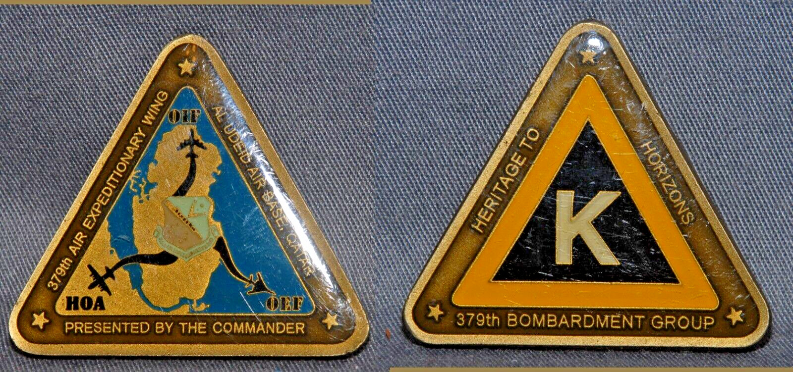 Commander 379th Air Expeditionary Wing Bombardment Group AL-UDEID TRIANGLE Chall