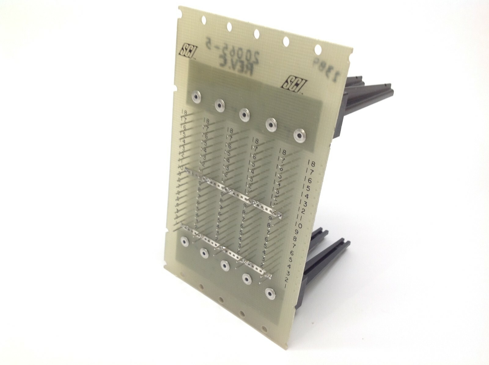 SCI 20065-5 Rev. C Card Rack W/ (5) EZM18HRMH-S38 Connectors