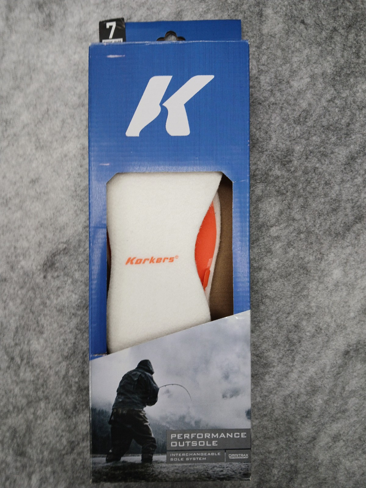 Korkers Omnitrax v3.0 Interchangeable Sole - Felt - Size 7
