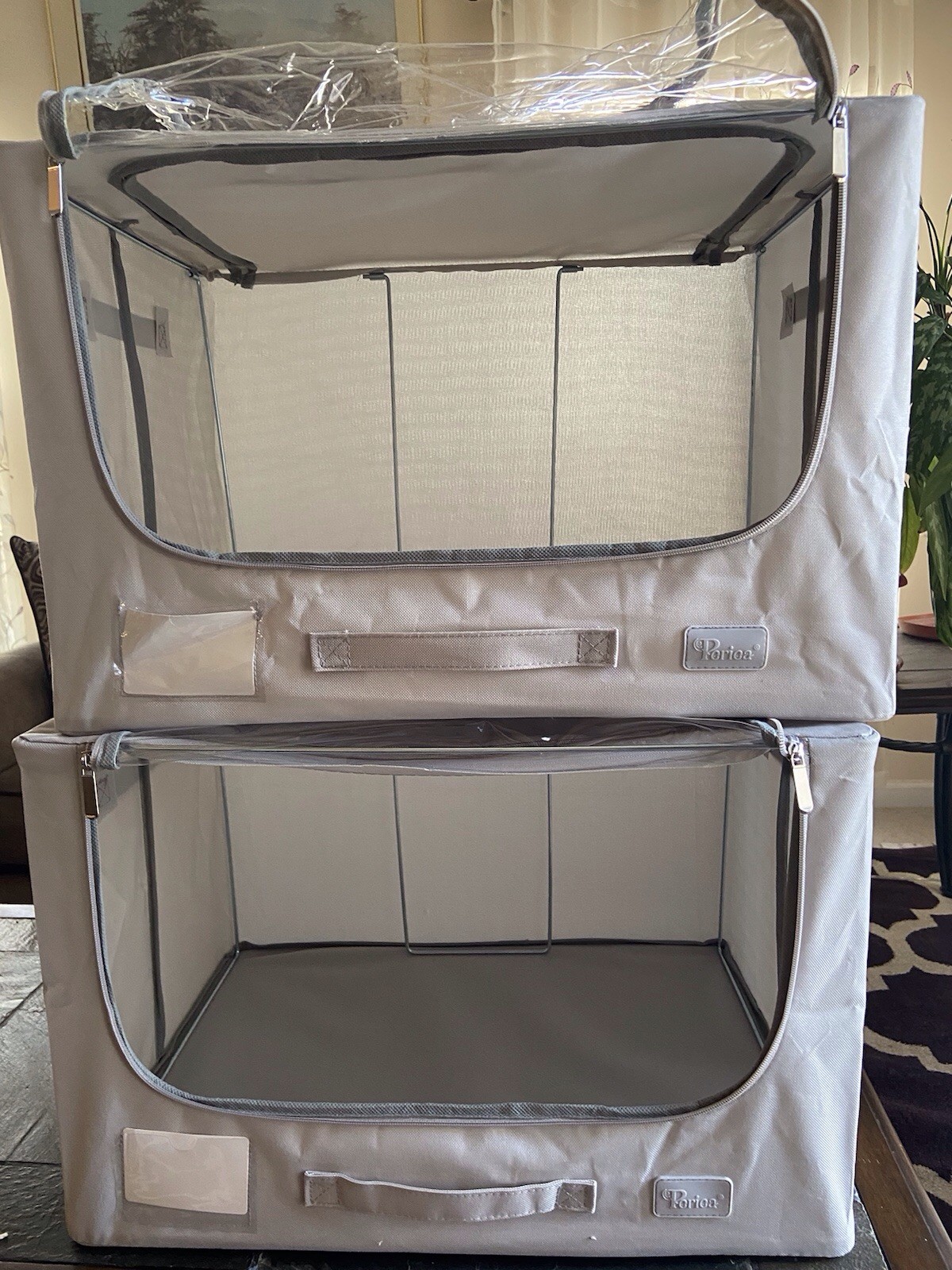 Perila Organizers 2 Large Utility Collapsible Boxes