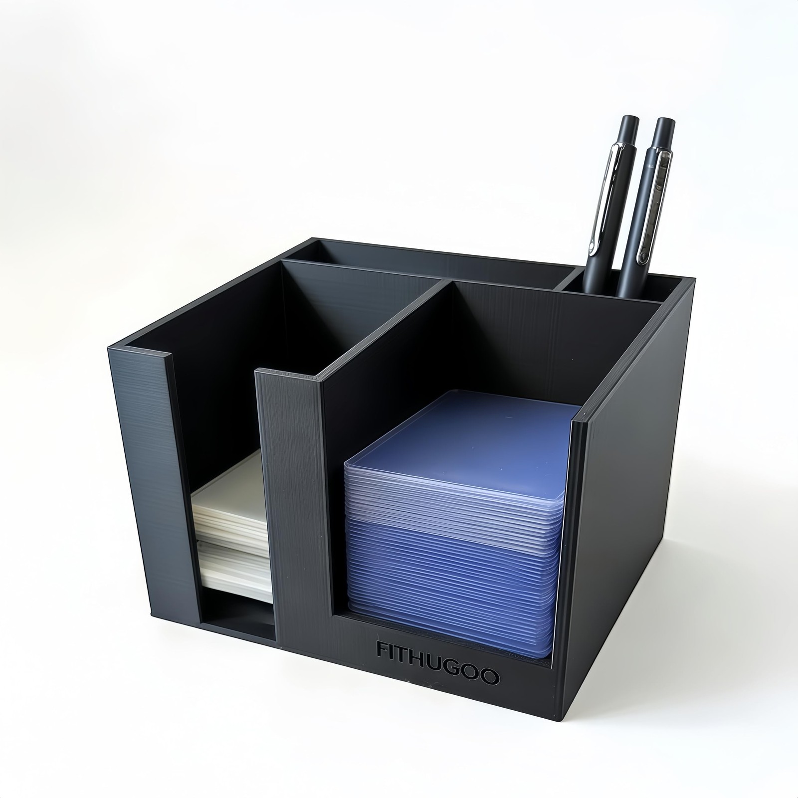 Toploader Dispenser & Penny Sleeve Holder - Dual Compartment Holds 500 Penny ...