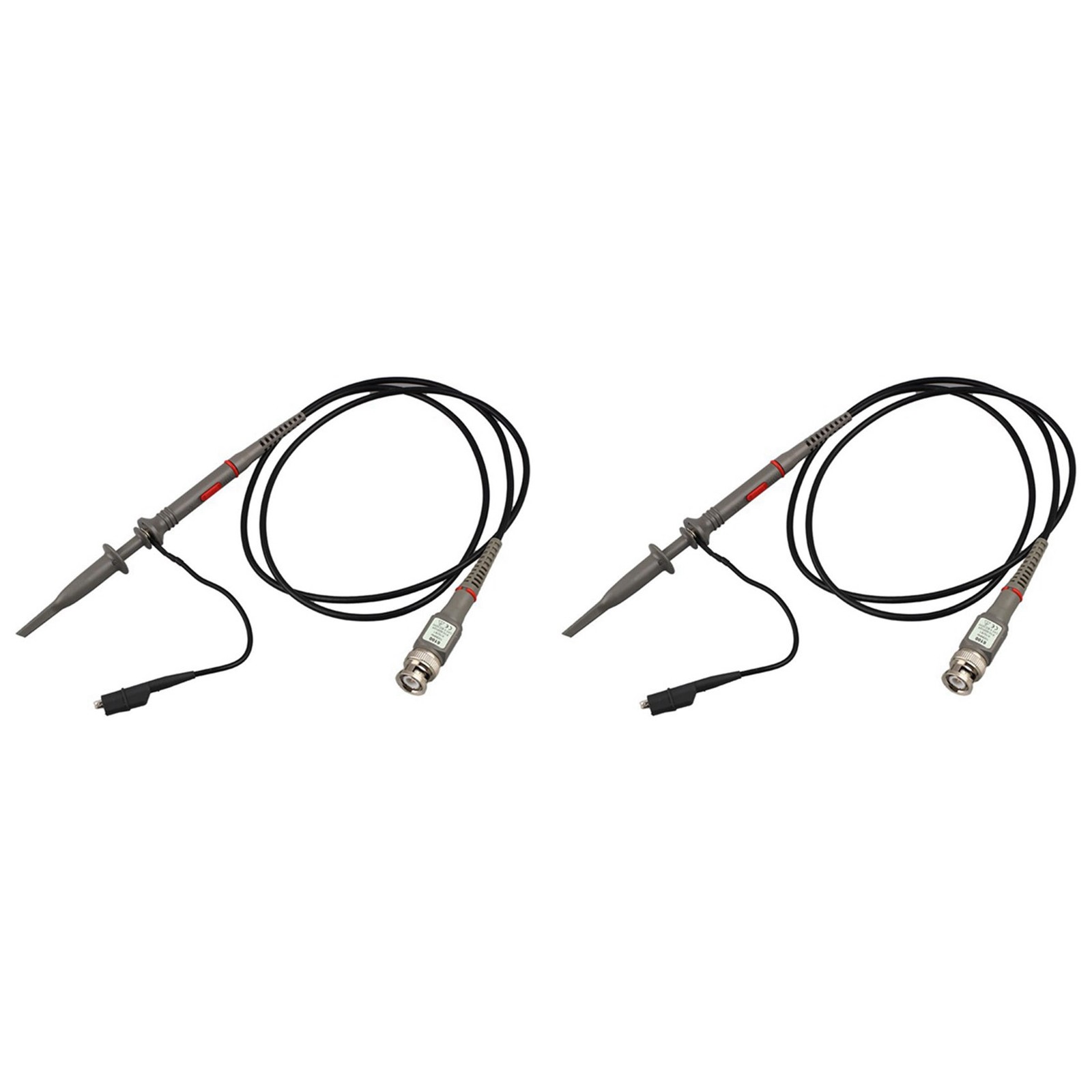 2X P6100 BNC Oscilloscope Probe 100MHz High Precision Oscilloscope Analyzer K6180