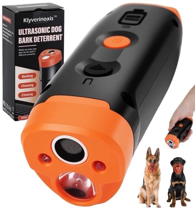 Dispositivo disuasorio de ladridos de perro, 3 veces ultrasónico antiladridos,