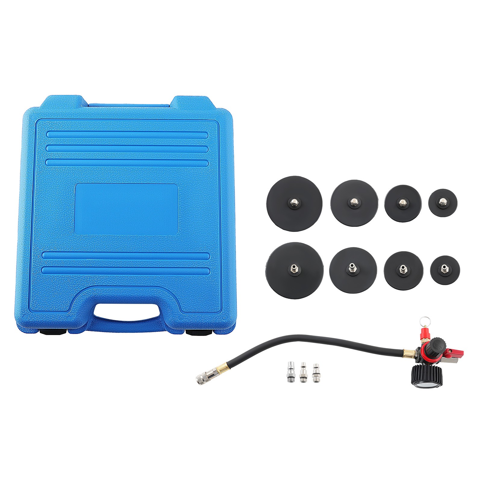 Turbo System Leakage Tester Set 4 pairs of 35 40 45 mm stepped adapters