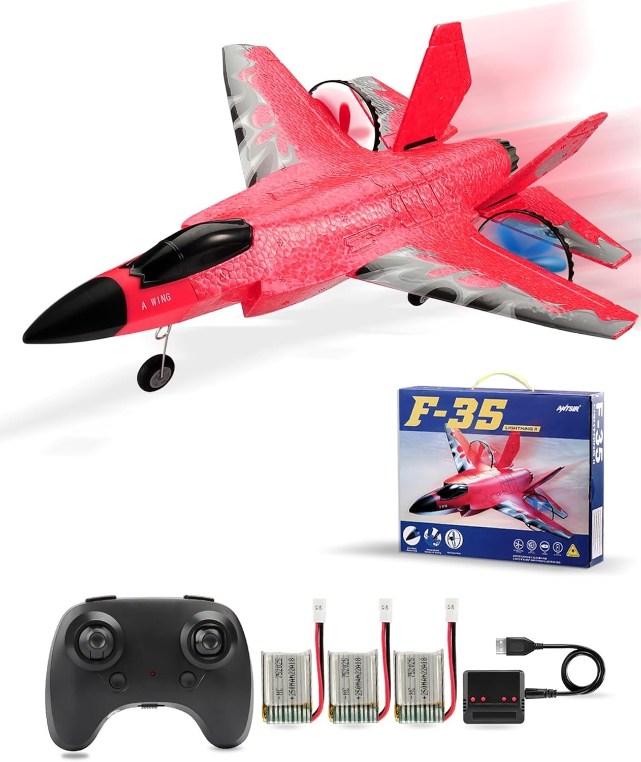 RC Airplane F-35 Remote Control Lightning II Jet Plane for Kids Adults Beginners