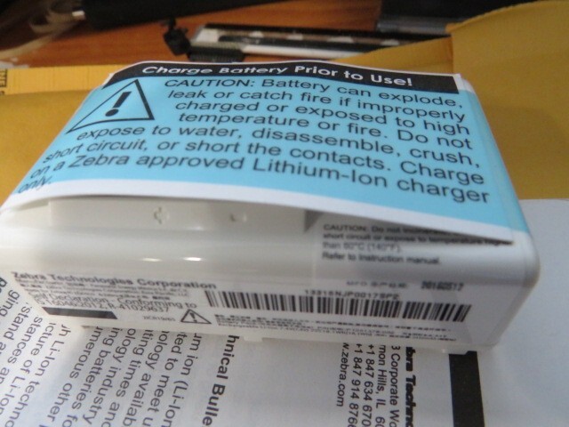 genuine zebra white battery QLN220 QLN320 ZQ500 ZQ510 ZQ520 ZQ610 ZQ620 Printer