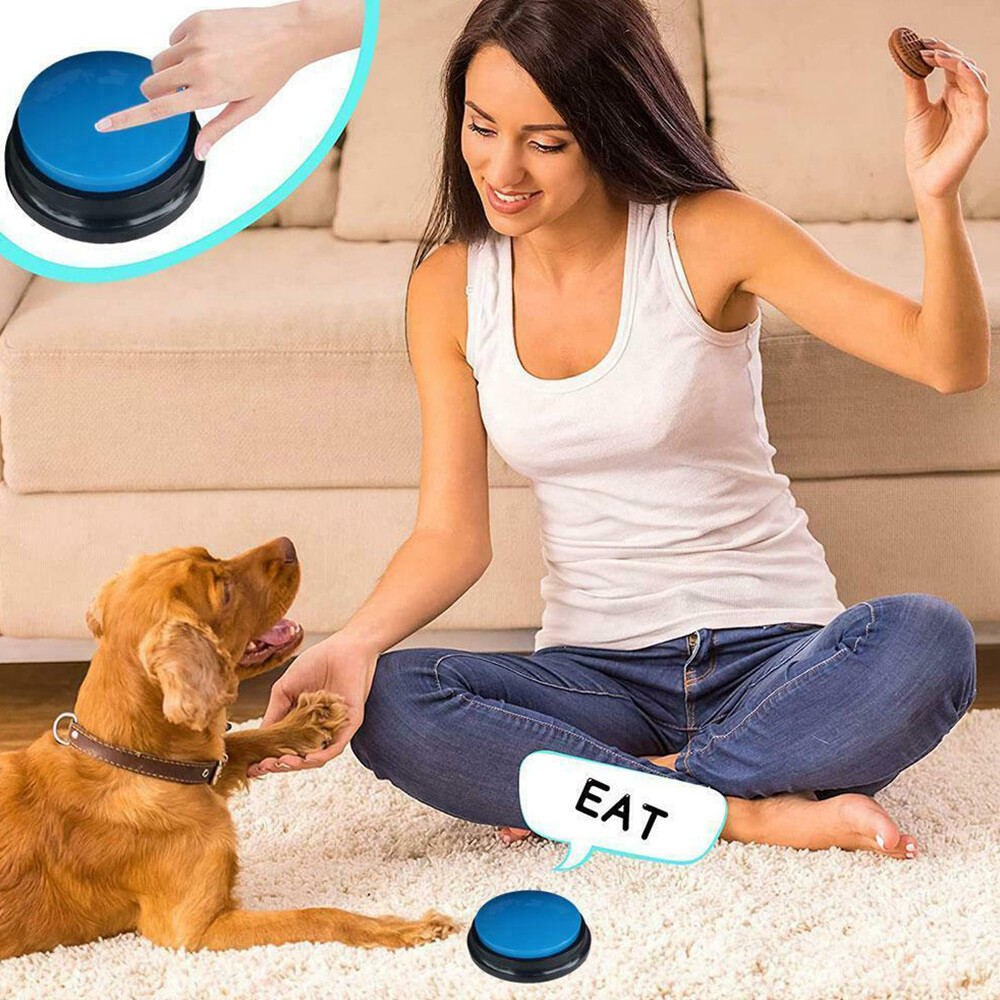 Dog Buttons Pet Training Communication Toys Recordable Talking Speaking Starter