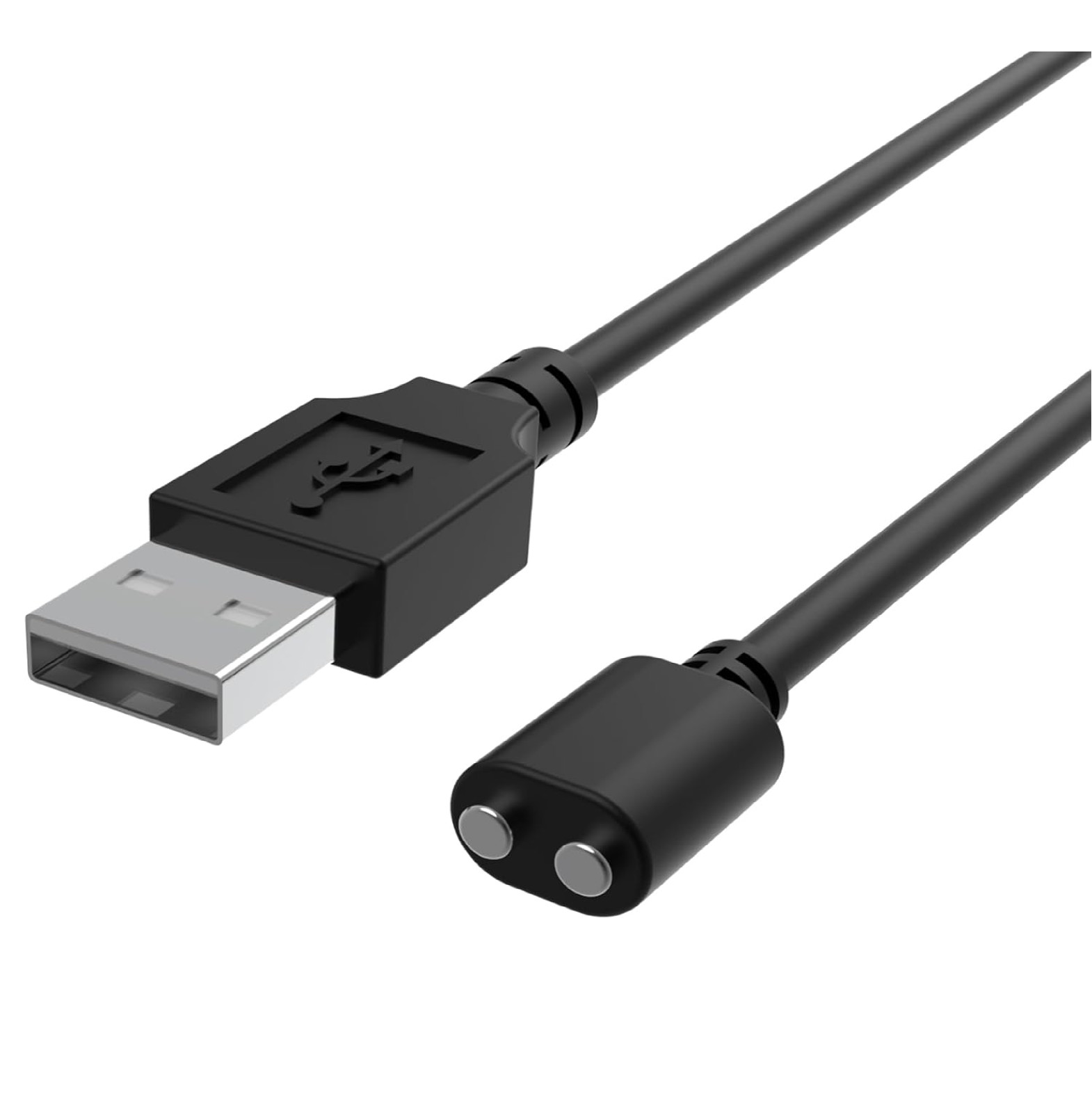 Magnetic USB DC Charger Cable Replacement Charging Cord for 2 Dots Rechargeable