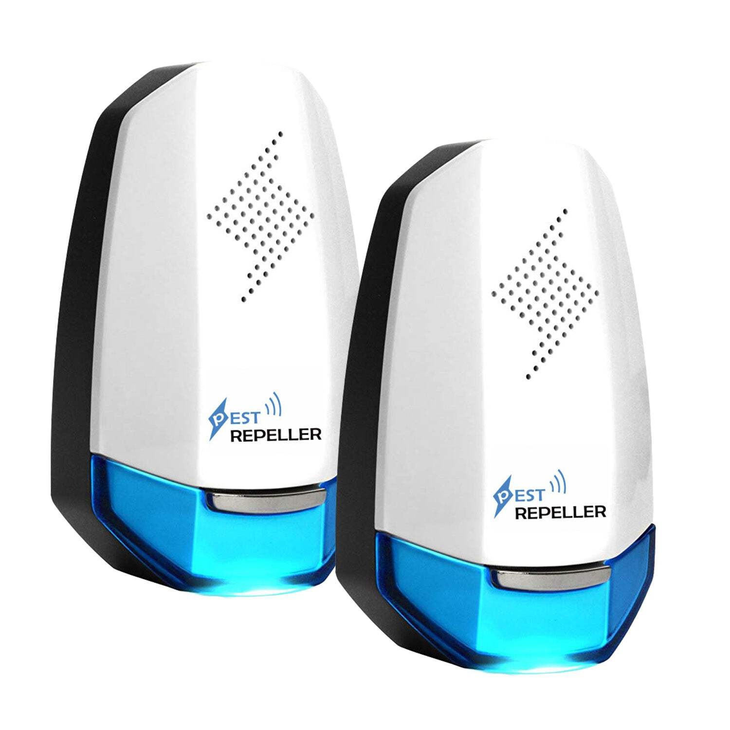 2 Pack Ultrasonic Pest Repeller with Night light Plug In Pest Mice Repellent Ind