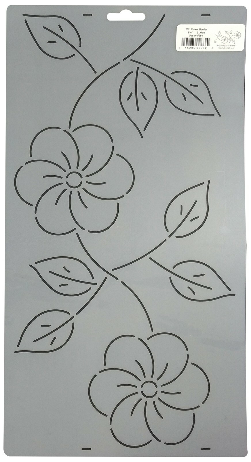Quilting Stencils Simple Floral Flower Border Stipple Quilt Patterns Templates