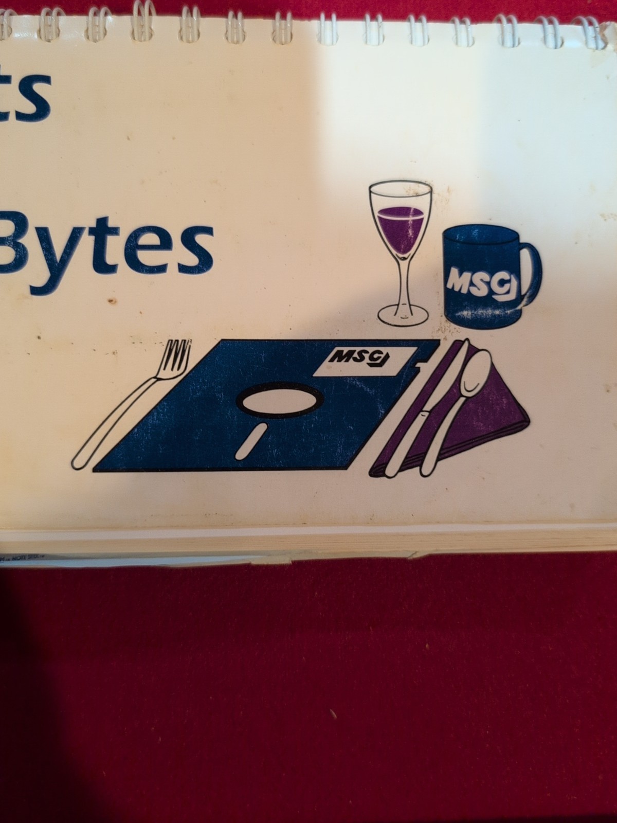 Vtg 1992 Cookbook By Early Computer Software Developer MSC With Floppy Disk Pic