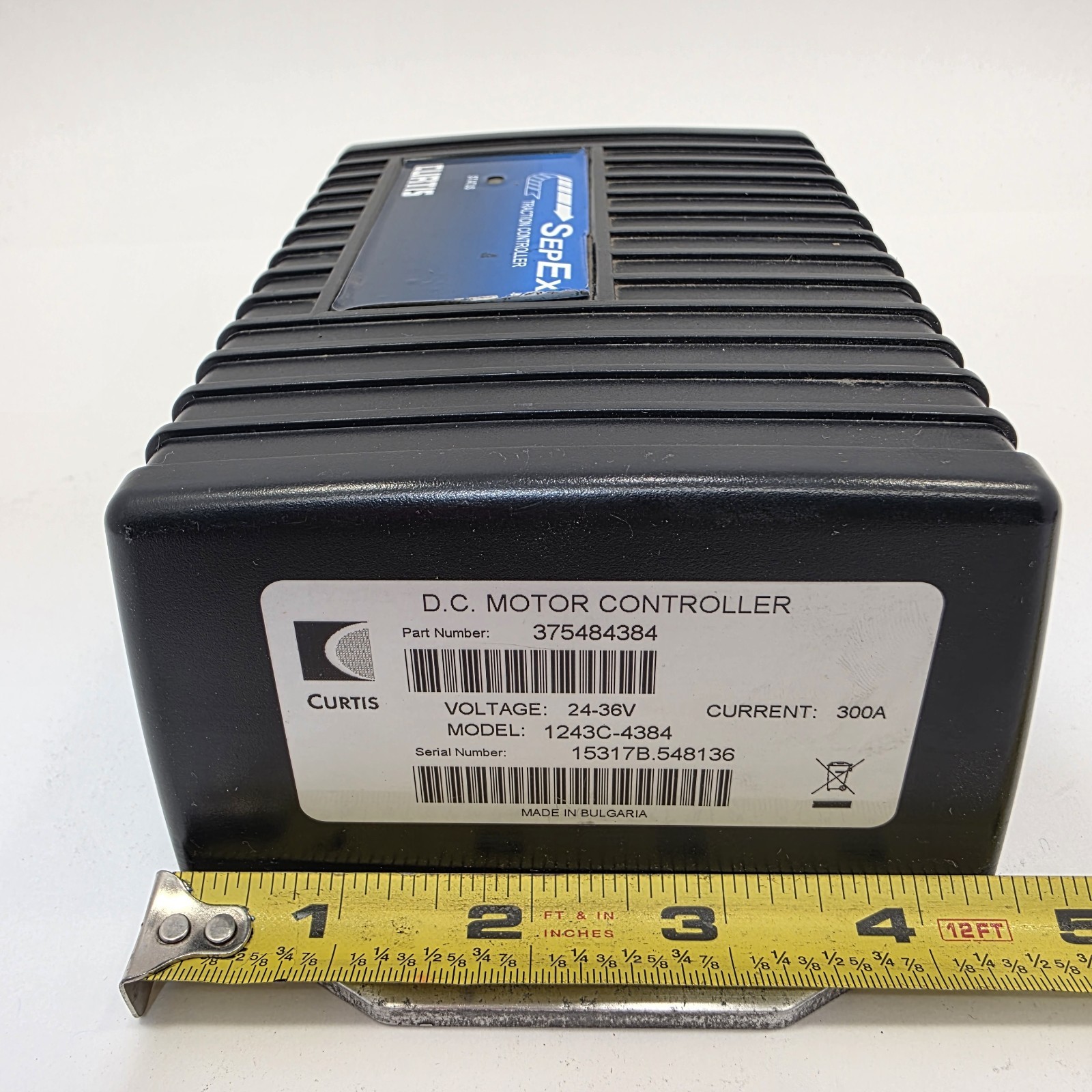 CURTIS 1243C-4384 SepEx Motor Controller, 24-36VDC , 300A