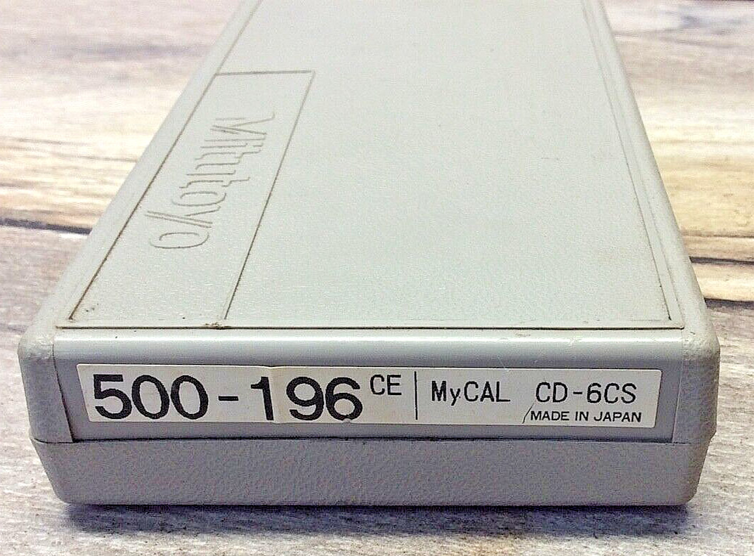 Mitutoyo 500-196 Model # CD-6"CS Vernier Caliper