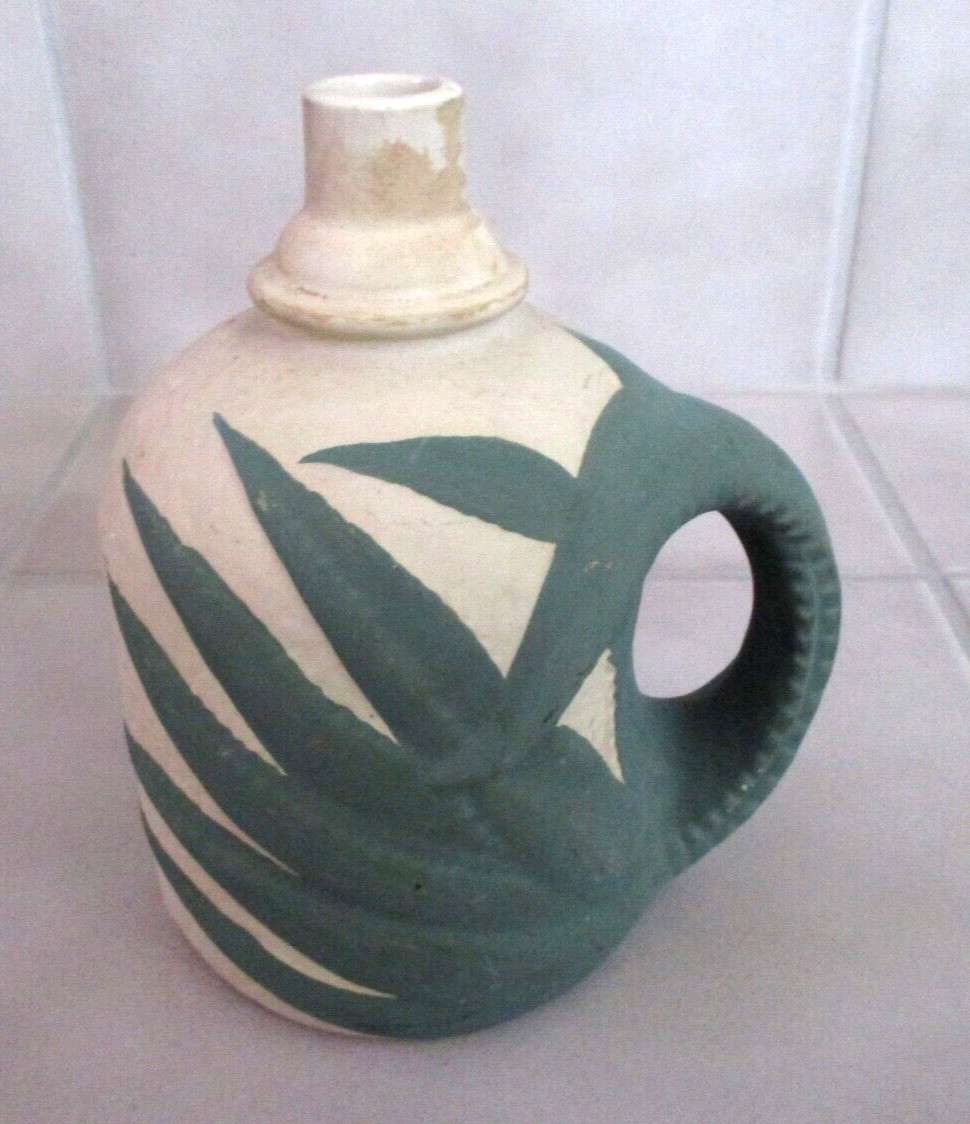 Tequila Bottle Ceramic TENOCH Mexico 750 ml Decorative Empty Bottle