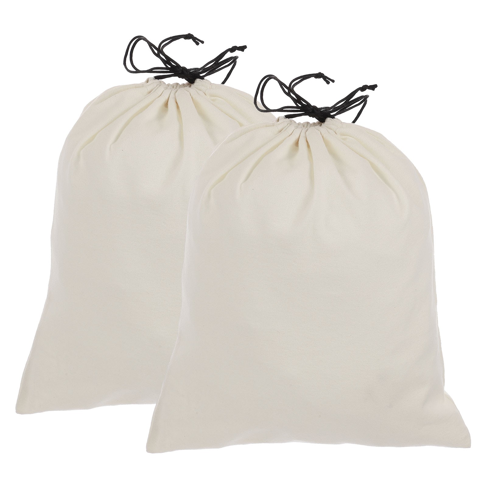 2Pack Dust Bags for Handbags 12.6x15.8" Cotton Dust Cover Storage Bags Beige,