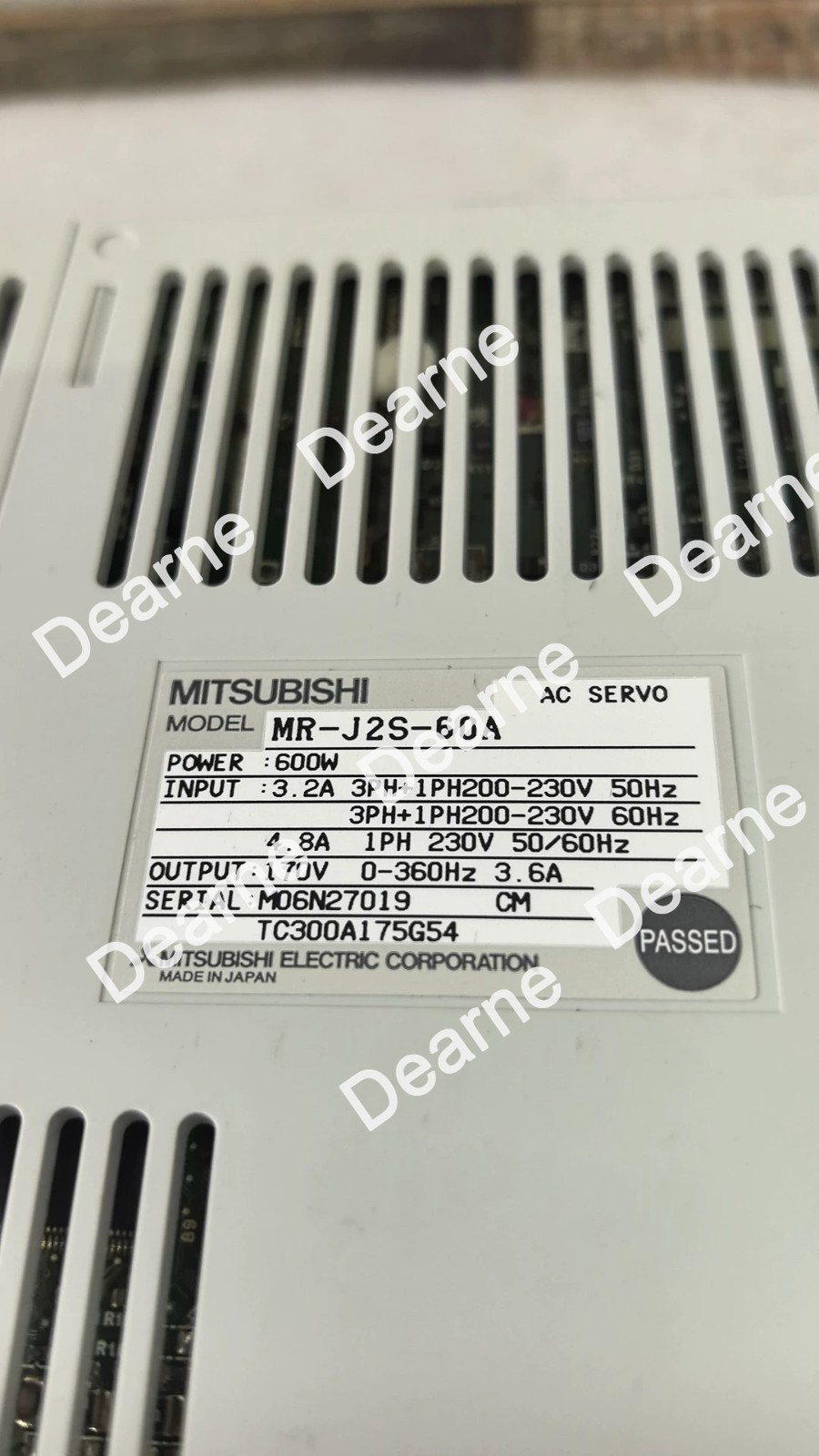 Mitsubishi servo driver MR-J2S-60A 600W