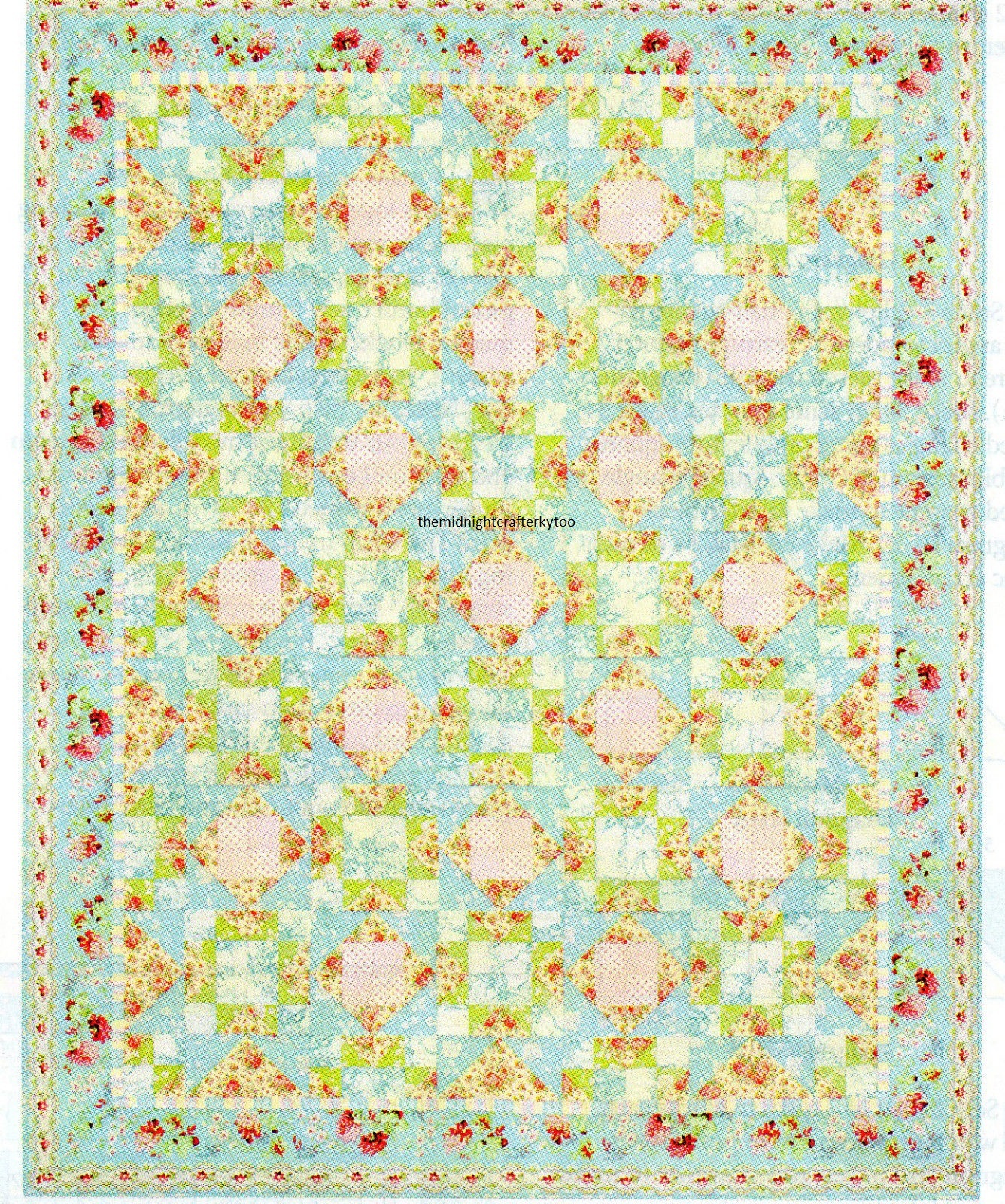 Girly Girl Quilt Pattern Pieced DS