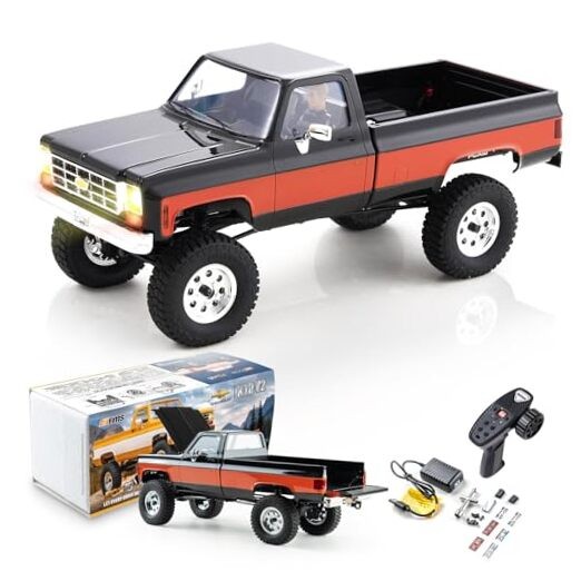 FMS 1/18 RC Crawler FCX18 Chevy K10 RC Truck RTR RC car Official Black