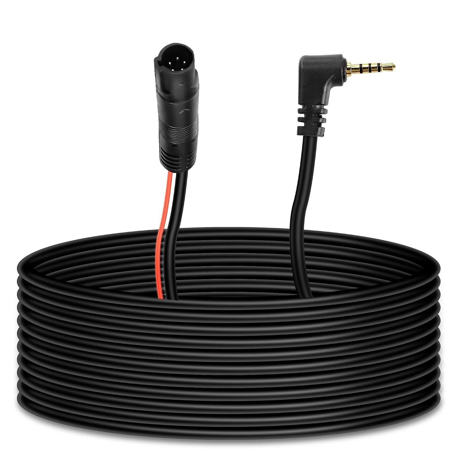Waterproof 32.8FT 5 Pin Dash Camera Cable - Ideal for Reverse and Ambient Light