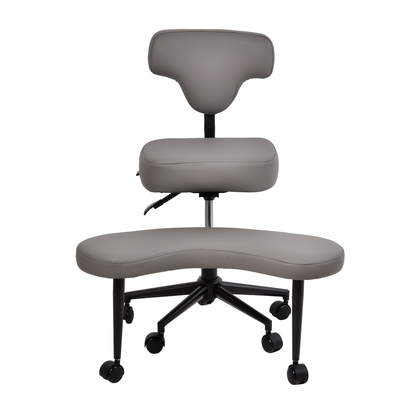Ergonomic Cross Legged Chair, 360° Swivel Meditation Chair Height Adjustable Sea