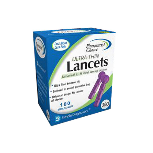 Pharmacist Choice Lancets Ultra Thin 100 Count