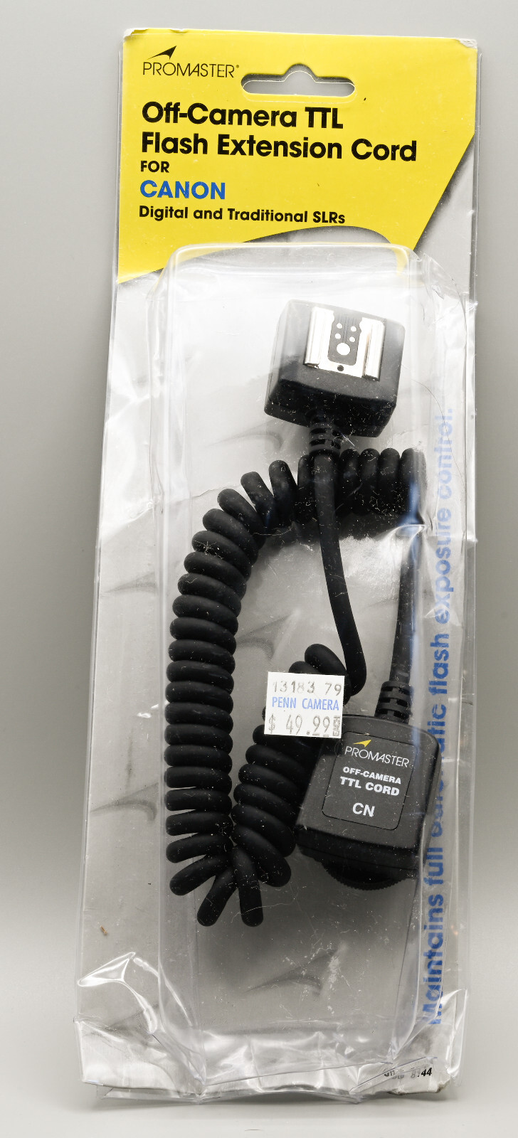 Off-Camera TTL Flash Extension Cord for Canon