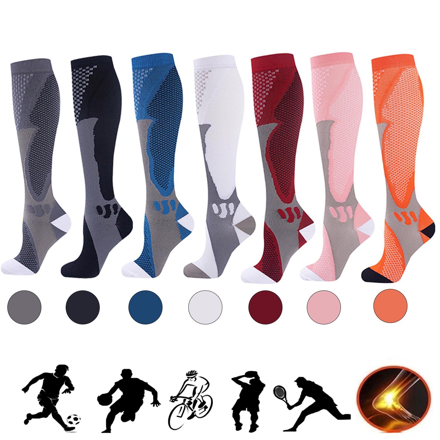 20-30 mmHG Compression Socks Stockings Womens Mens Knee High Medical L/XL/XXL