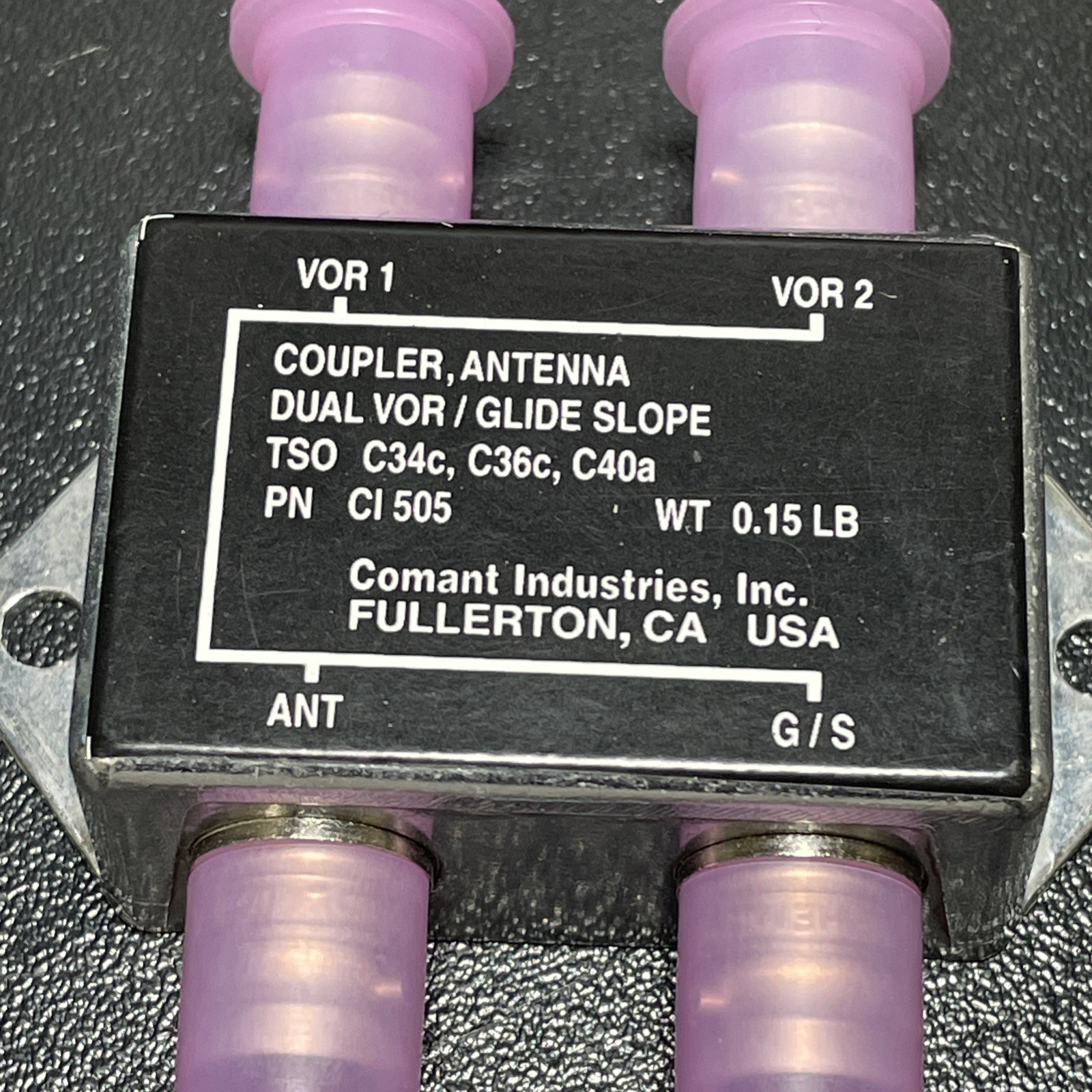 Comant CI 505 TNC/VOR/GS Antenna Coupler
