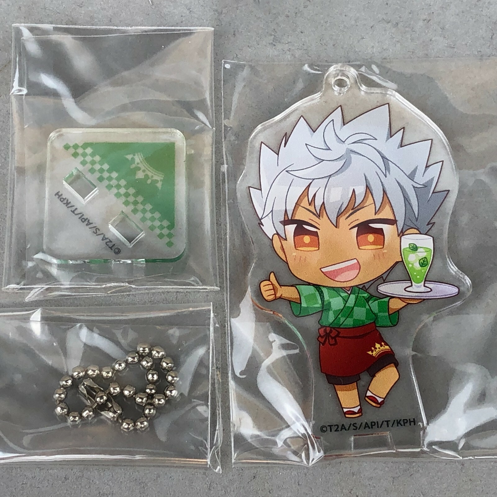 RARE Animate Café King of Prism Nishina Kazuki Acrylic Stand Anime Keychain
