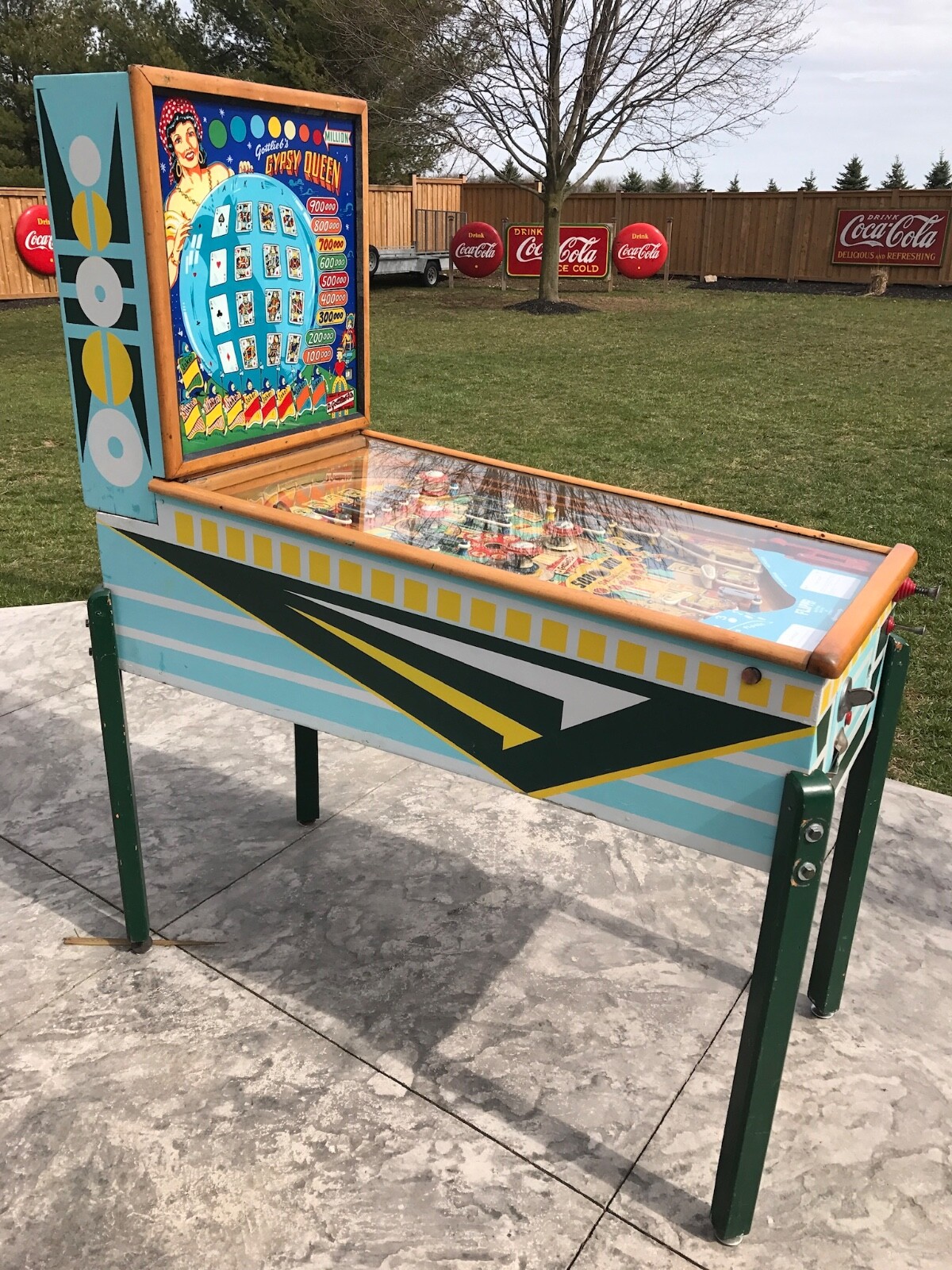 Gottlieb Gypsy Queen Pinball Machine