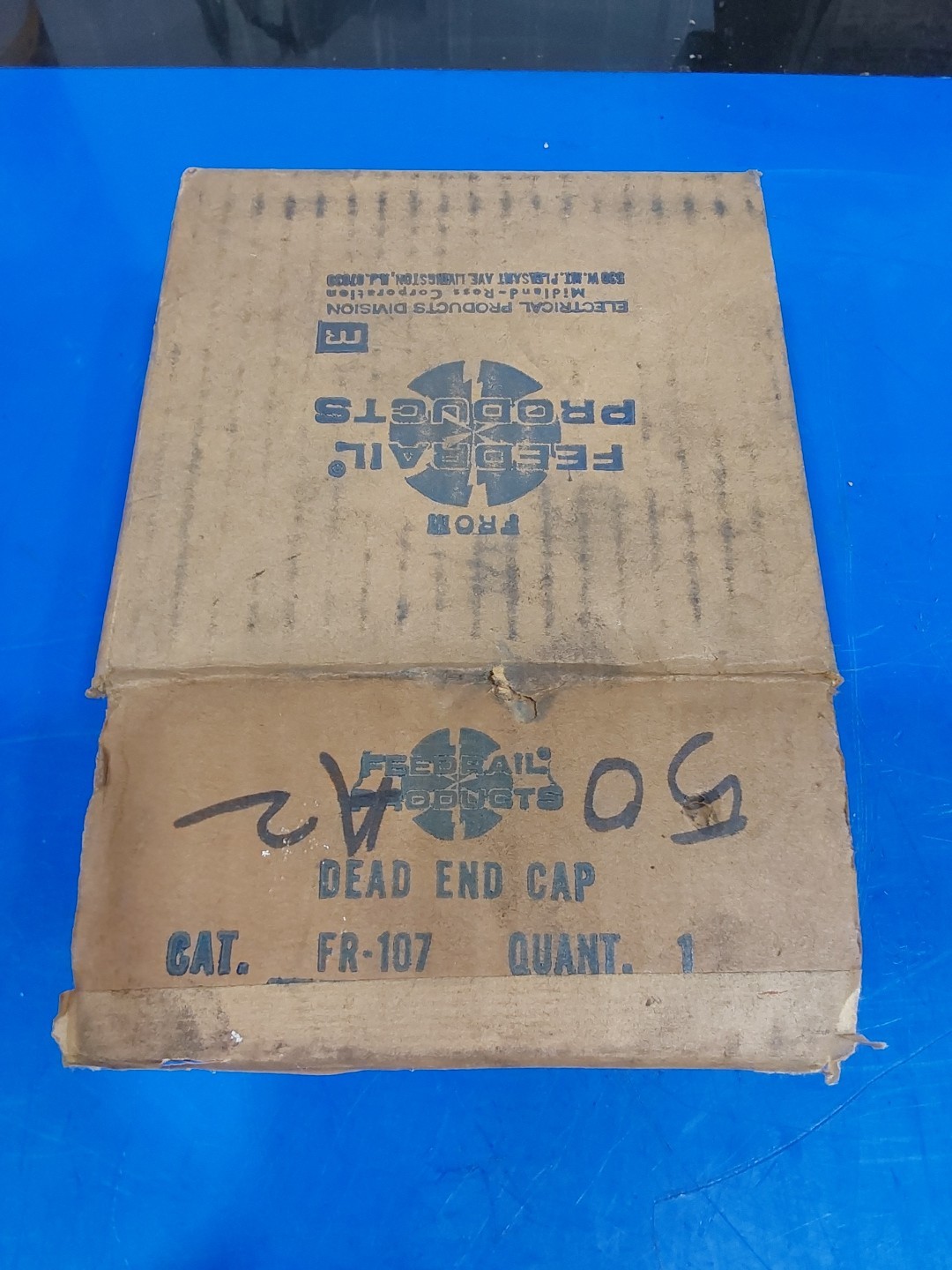 FEEDRAIL FR-107 DEAD END CAP ASSEMBLY