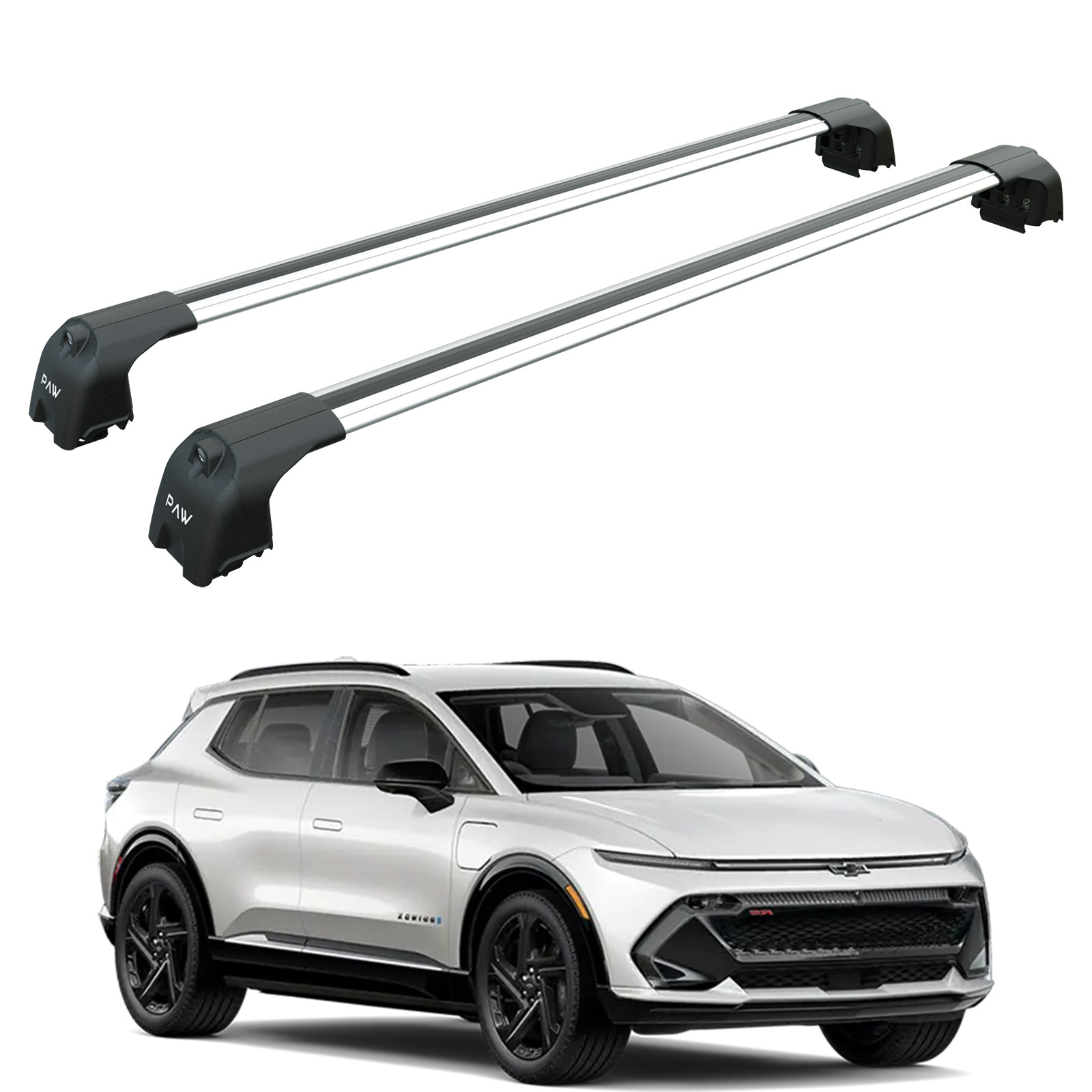 For Chevrolet Equinox EV 2023-2025 Roof Rack Cross Bars Metal Bracket Flush Rail