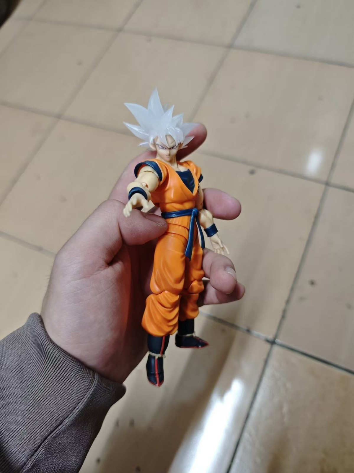 Custom 1/12 shf UI Goku Super Saiyan Goku Ultra Instinct Head Sculpt No Figure