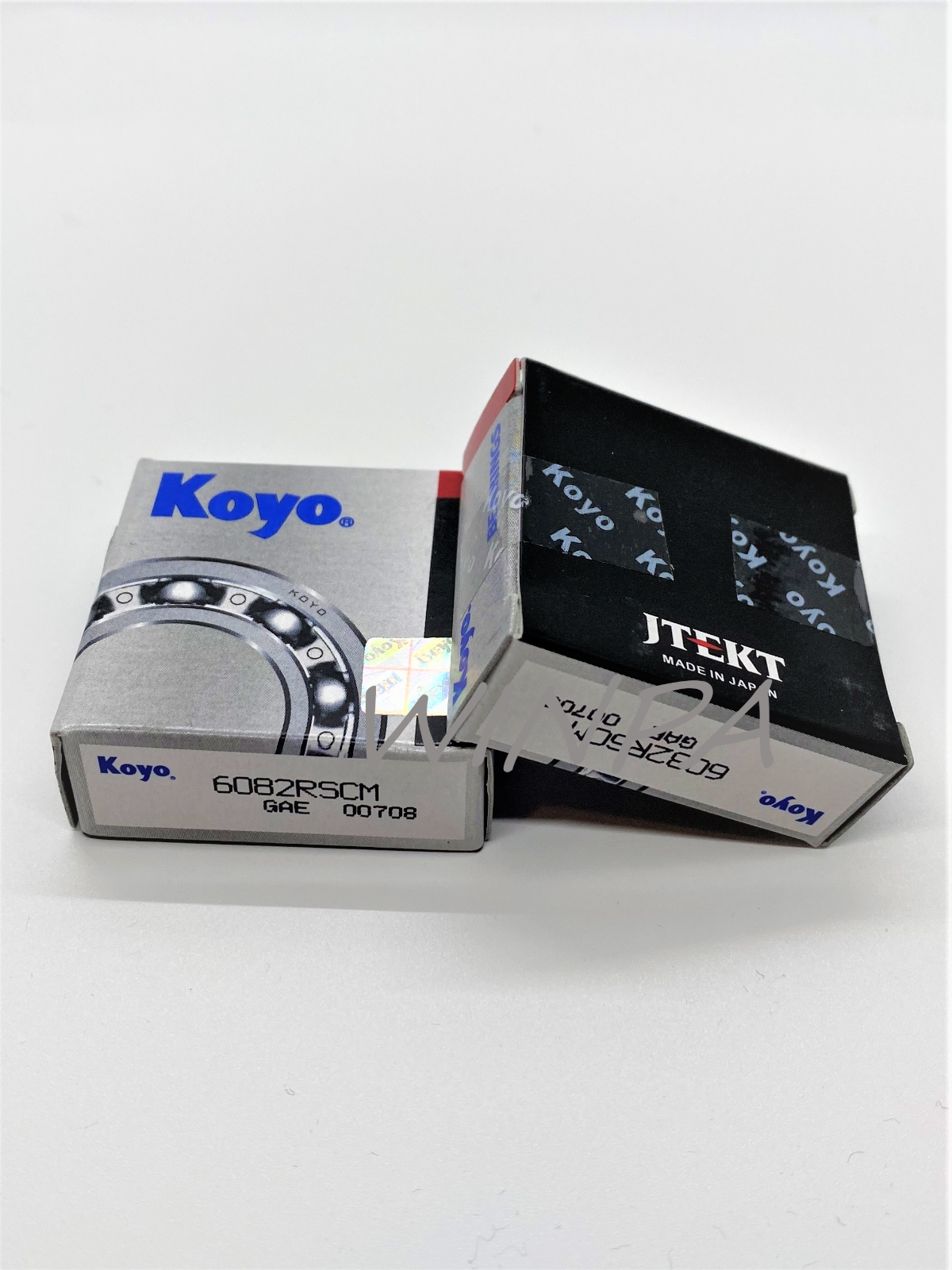 KOYO 2 x 608-2RS CM - C3 2 RUBBER SHIELDED BALL BEARING 22mm x 8mm x 7mm NEW