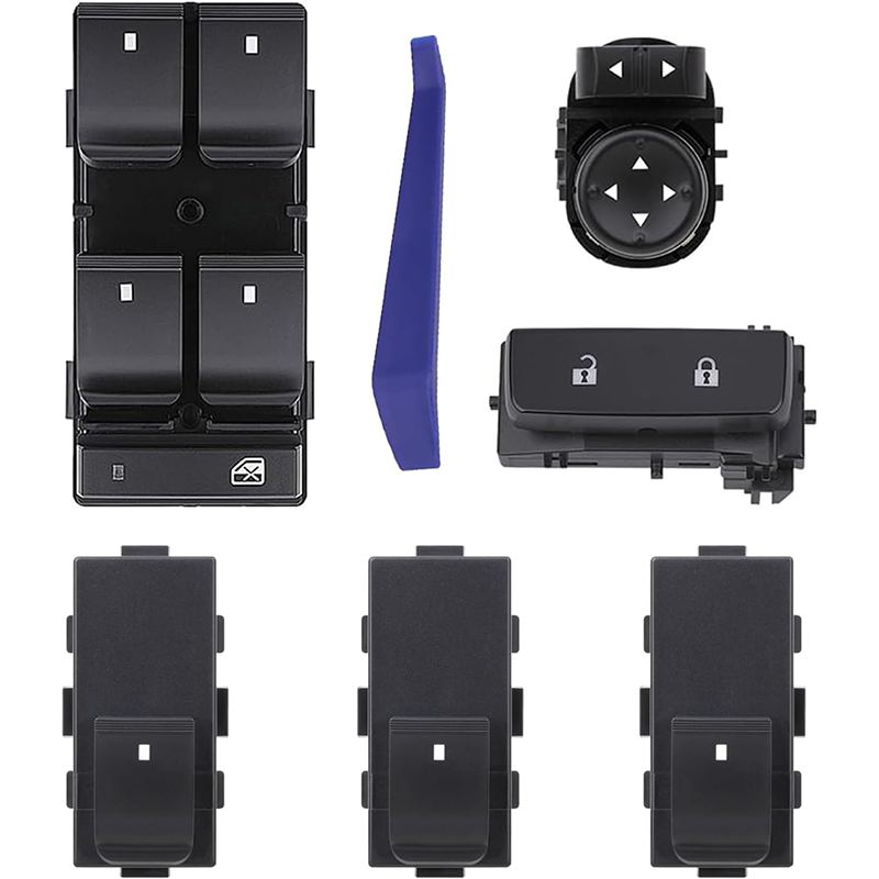 Driver+Passenger Window Switch+Door Lock+Mirror Control for 2007-2013 GMC Chevy