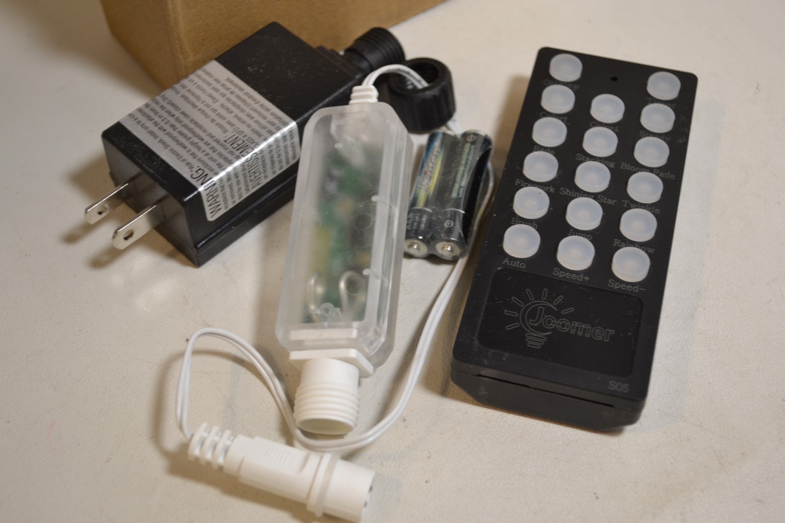 Joomer S05 Remote Control, Timer, Plug, & Batteries