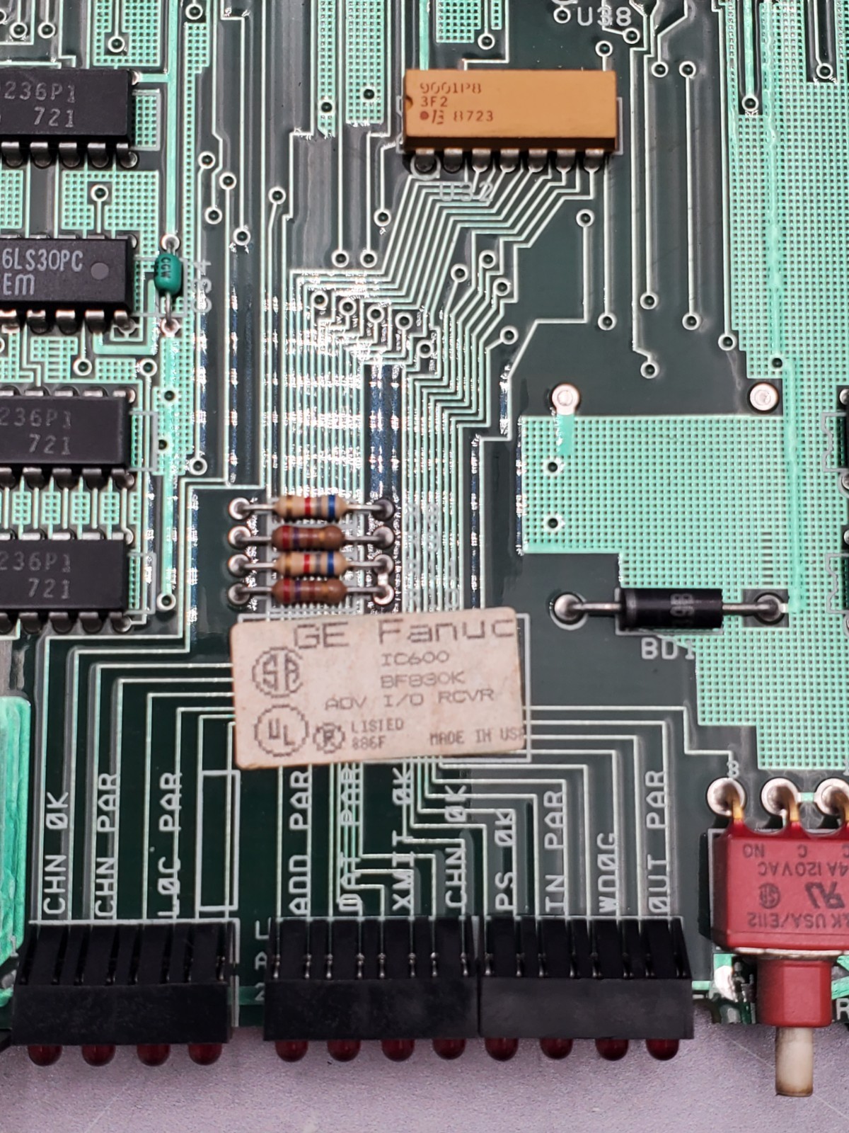 GE Fanuc IC600BF830K ACV I/O Receiver Module