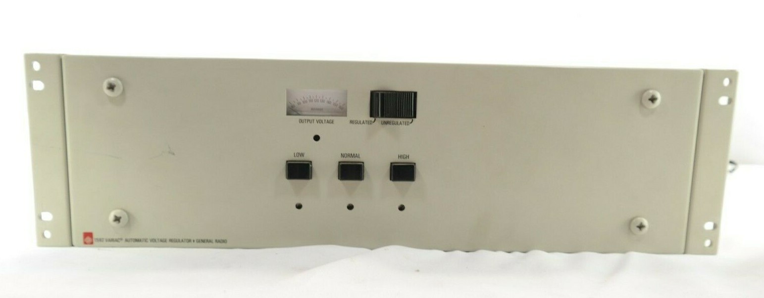 General Radio Variac 1592 Automatic Voltage Regulator  T5