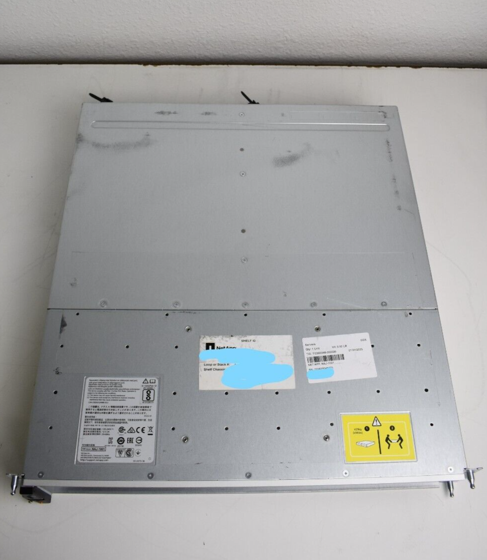 NetApp NAJ-1001 24-Bay 2.5" Disk Array w/ 2x IOM6 Controllers 2x PSU