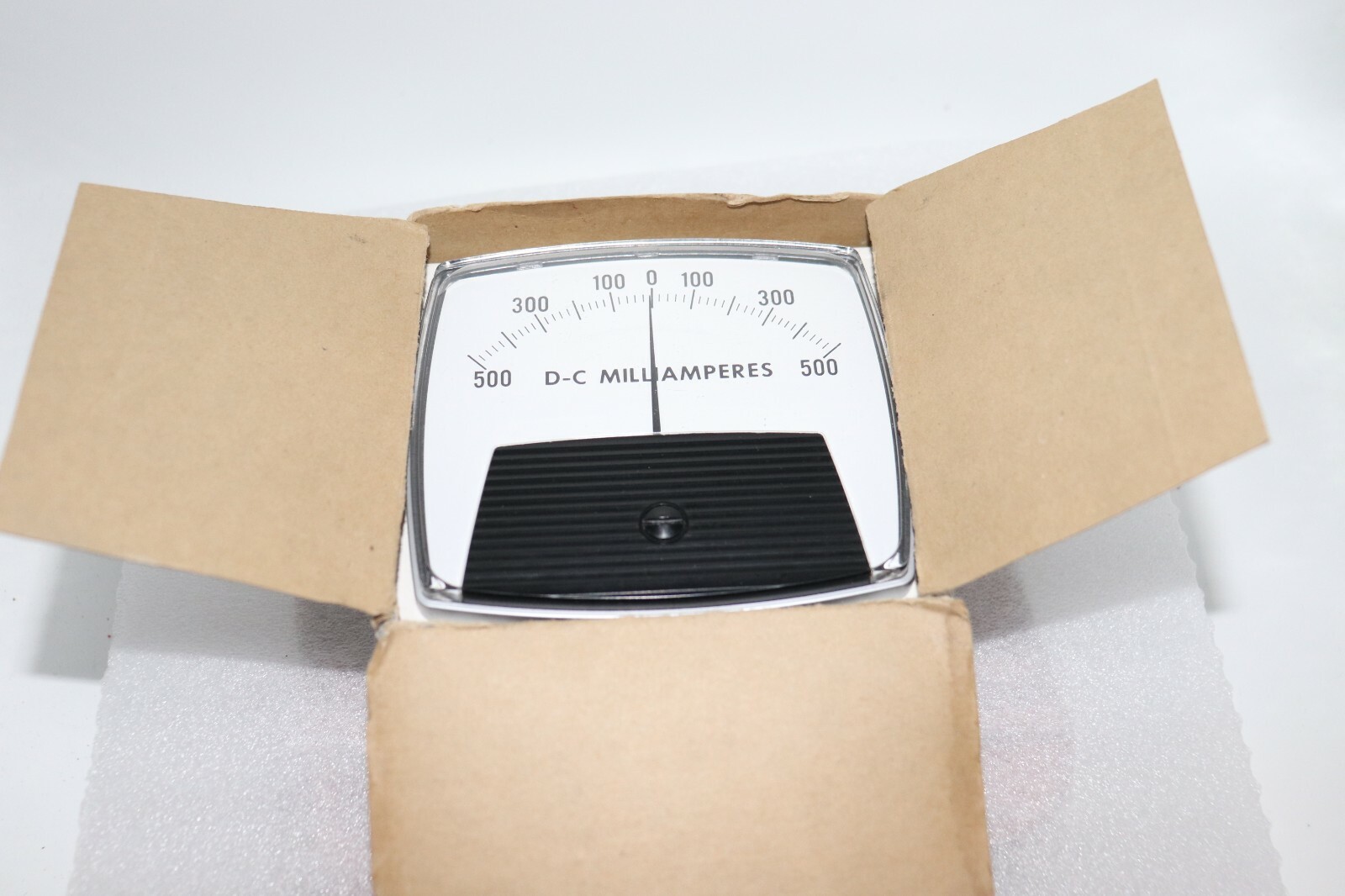 GE 0-500 +/- D-C MILLIAMPERES Panel Meter Gauge