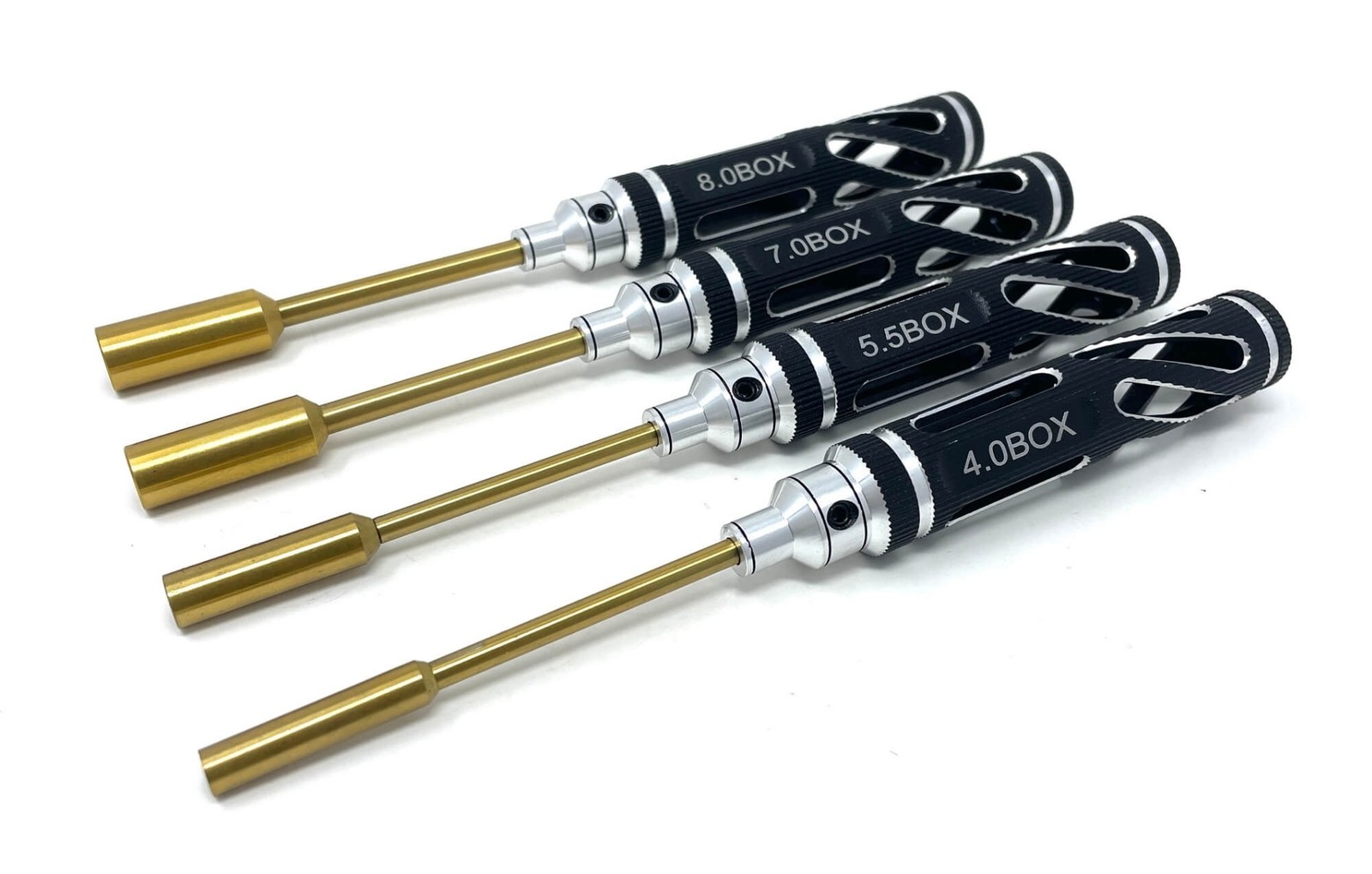 MT Racing 4 Piece "Titan" Precision Metric Nut Driver Set MTR1552BK