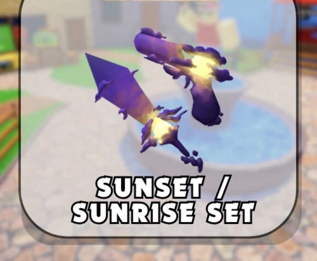 Virtual Knife Skin/Item Lot - Sunset, Sunrise, Shaded FX Weapon Skins