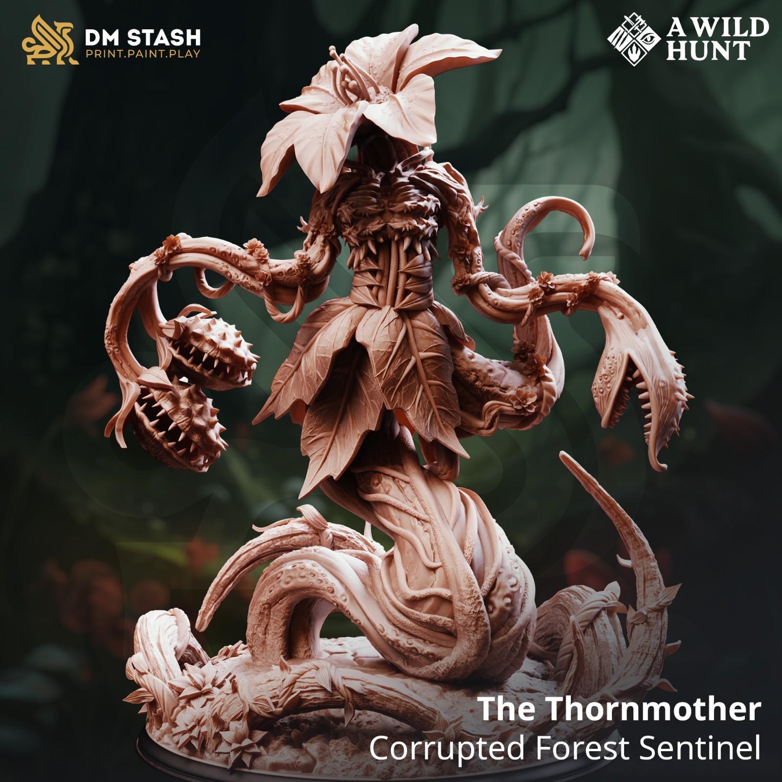 Dungeons & Dragons Fey Monster Miniature - The Thornmother - DnD RPG Wargames