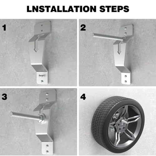 Spare Tire Carrier Mount for Trailer, Carrier Bracket for Enclosed Boat